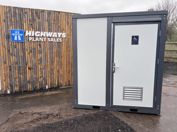 New Unused Mains Disabled Toilet Block Complete With Wheelchair Ramp