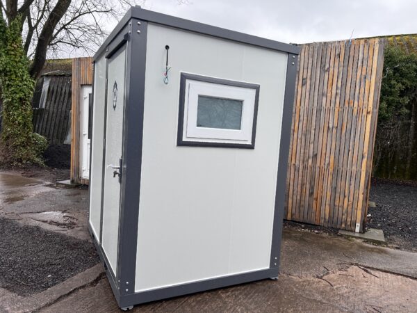 New Unused Mains Large Portable Toilet & Shower Block (Right Hand Door) - Image 4